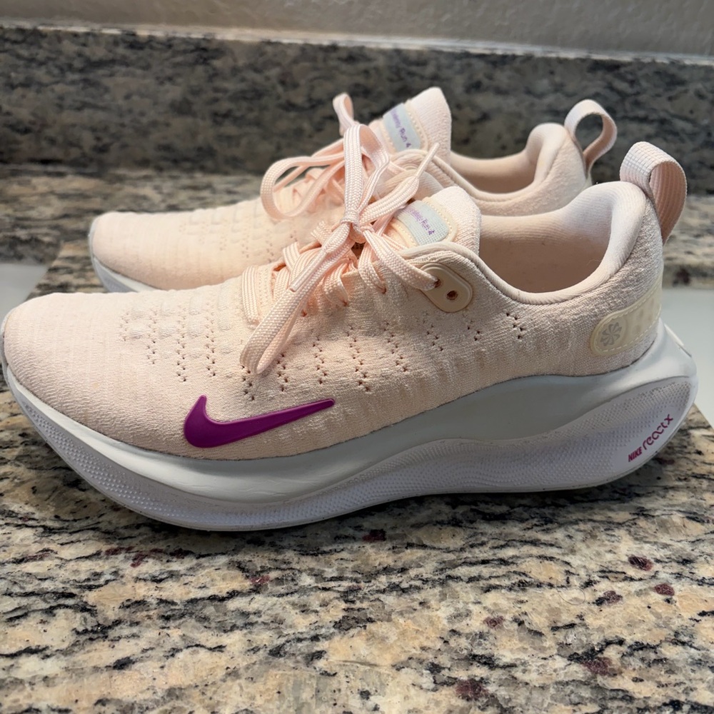 Nike Women's Athletic Shoes in Cream and Purple